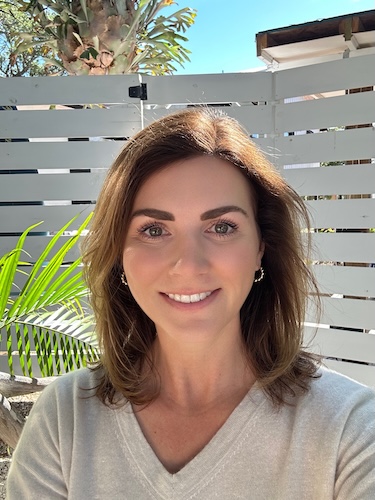 Paige Golibart posing for headshot